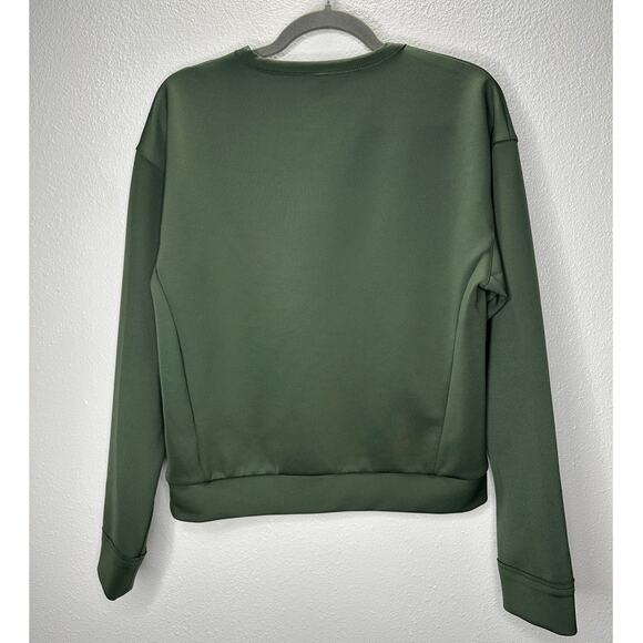 Alphatauri Olive Green Round Neck Long Sleeve Sweatshirt S - Picture 12 of 16